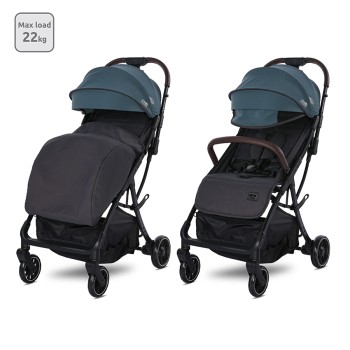 AUTOFOLDING STROLLER MINORI up to 22 kg OPAL GREEN
