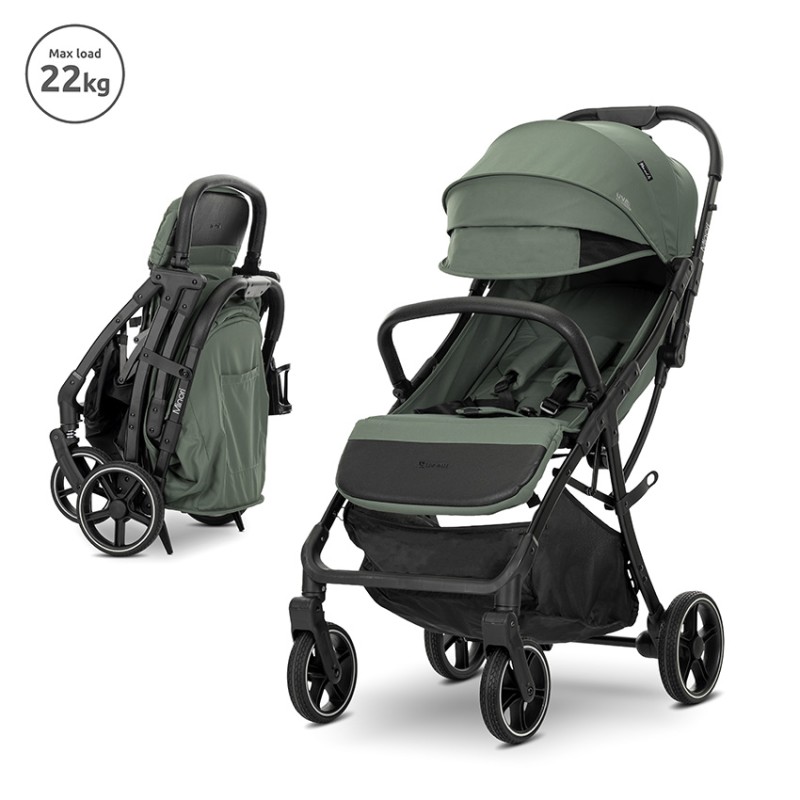 AUTOFOLDING STROLLER MINORI GREEN up to 22 kg