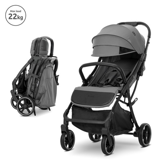 AUTOFOLDING STROLLER MINORI GREY up to 22 kg AUTOFOLDING STROLLER MINORI GREY up to 22 kg