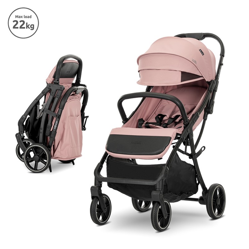 AUTOFOLDING STROLLER MINORI PINK up to 22 kg