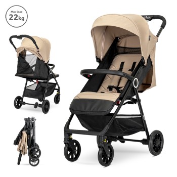 BABY STROLLER NOIR up to 22kg BEIGE