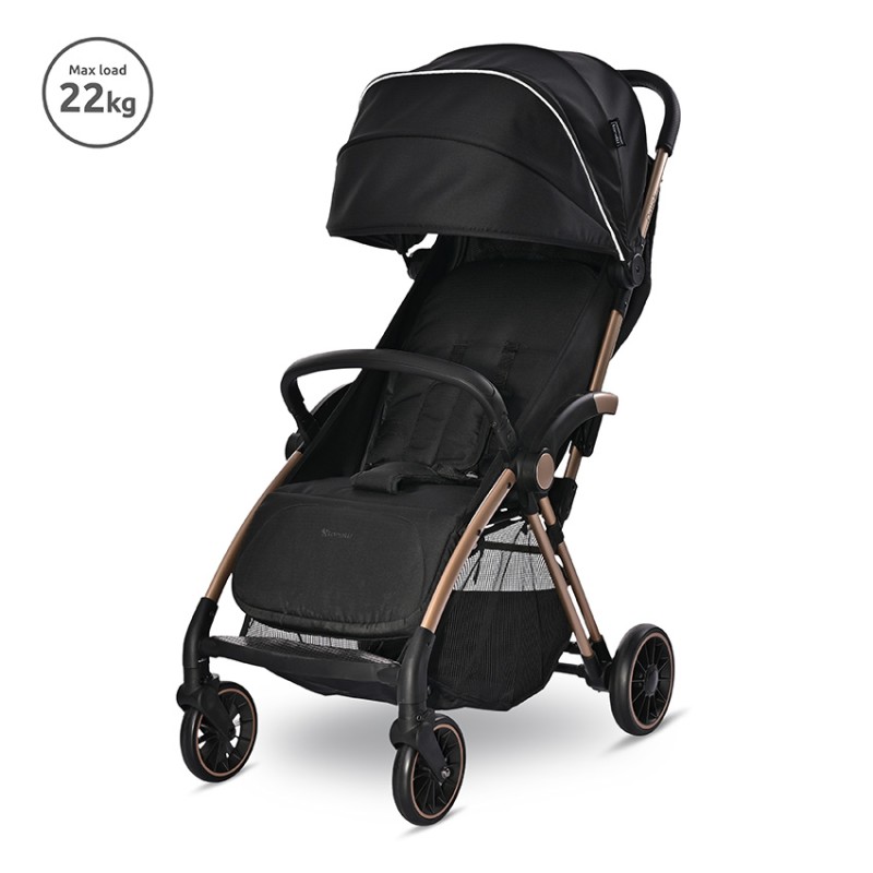AUTOFOLDING BABY STROLLER QUICK up to 22 kg BLACK