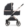 BABY STROLLER REYA BLACK 2in1 with reversible hand
