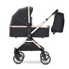 BABY STROLLER REYA BLACK 2in1 with reversible hand
