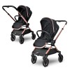 BABY STROLLER REYA BLACK 2in1 with reversible hand