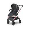BABY STROLLER REYA BLACK 2in1 with reversible hand