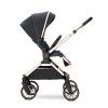 BABY STROLLER REYA BLACK 2in1 with reversible hand