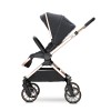 BABY STROLLER REYA BLACK 2in1 with reversible hand