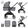 BABY STROLLER REYA GREY 2in1 with reversible handl