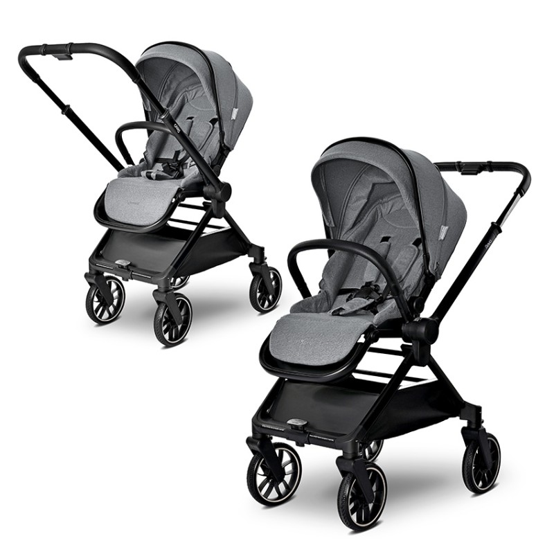 BABY STROLLER REYA GREY 2in1 with reversible handl