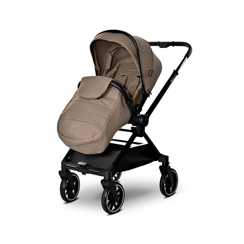 BABY STROLLER REYA BEIGE 2in1 with reversible hand