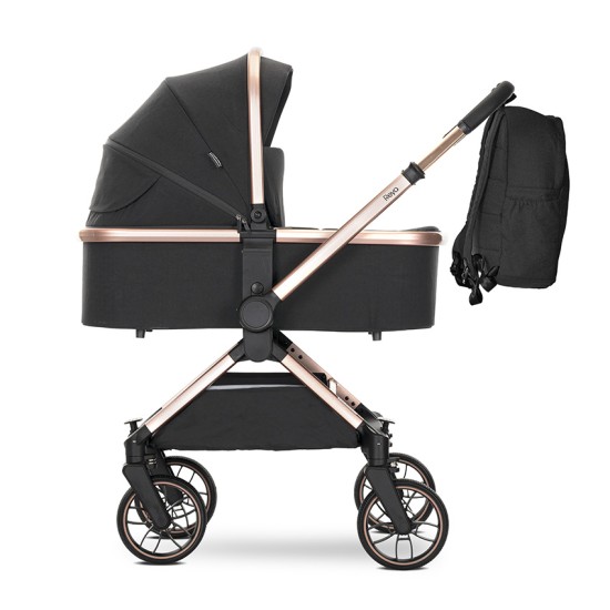 BABY STROLLER REYA 3in1 BLACK JASPER with reversib BABY STROLLER REYA 3in1 BLACK JASPER with reversib