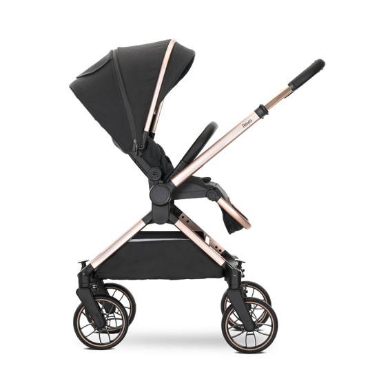 BABY STROLLER REYA 3in1 BLACK JASPER with reversib BABY STROLLER REYA 3in1 BLACK JASPER with reversib