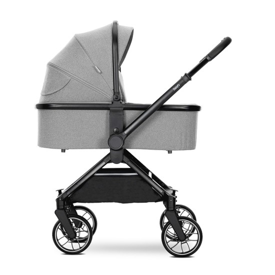 BABY STROLLER REYA 3in1 GREY with reversible handl