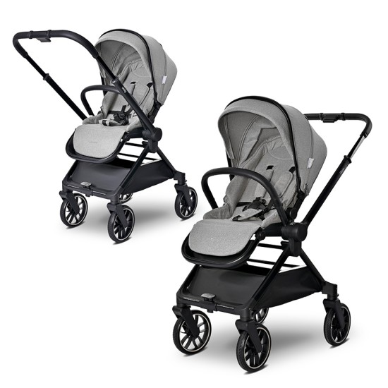 BABY STROLLER REYA 3in1 GREY with reversible handl