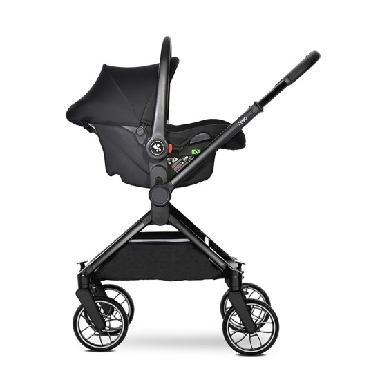 BABY STROLLER REYA 3in1 GREY with reversible handl