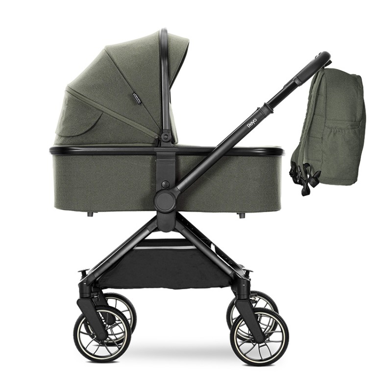 BABY STROLLER REYA 3in1 GREEN with reversible hand