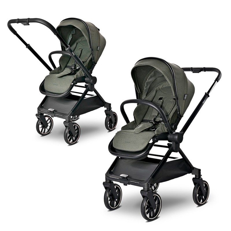 BABY STROLLER REYA 3in1 GREEN with reversible hand