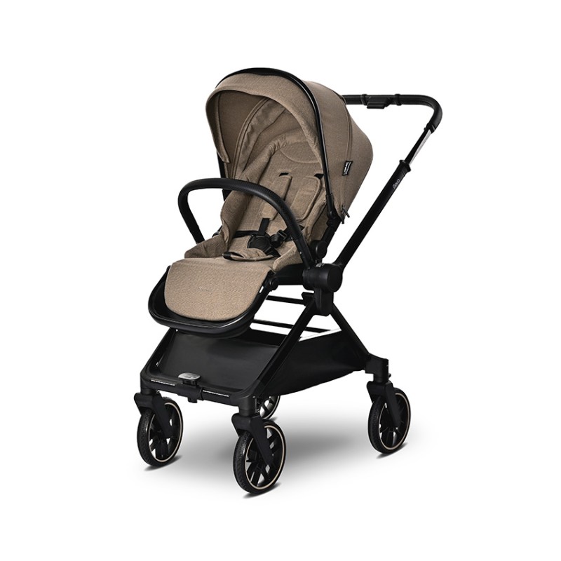BABY STROLLER REYA 3in1 BROWN with reversible hand