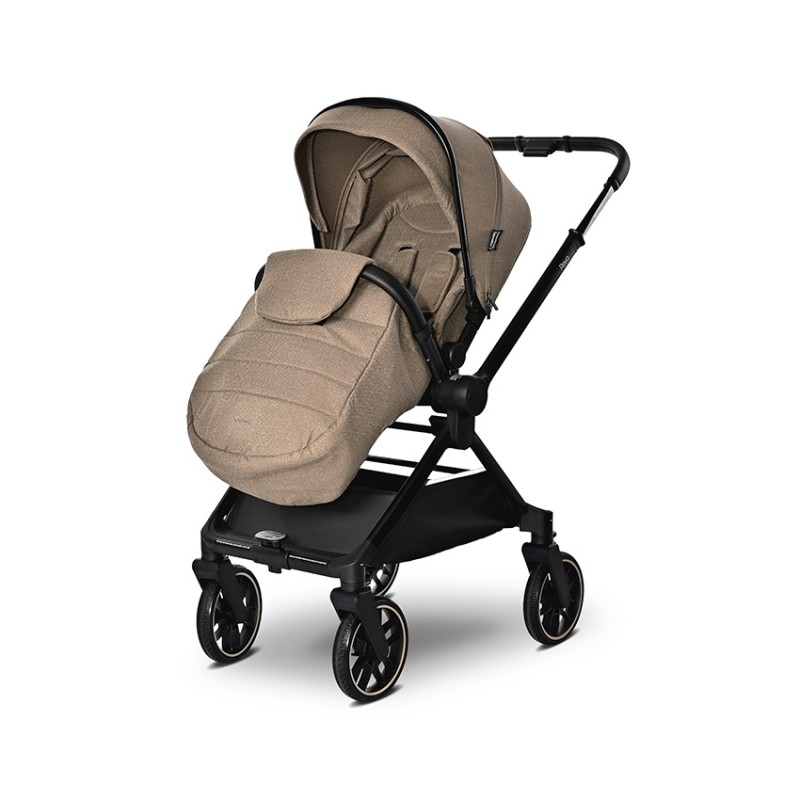BABY STROLLER REYA 3in1 BROWN with reversible hand