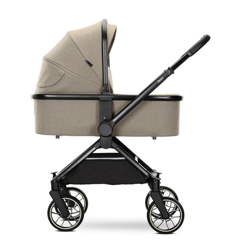 BABY STROLLER REYA 3in1 BROWN with reversible hand
