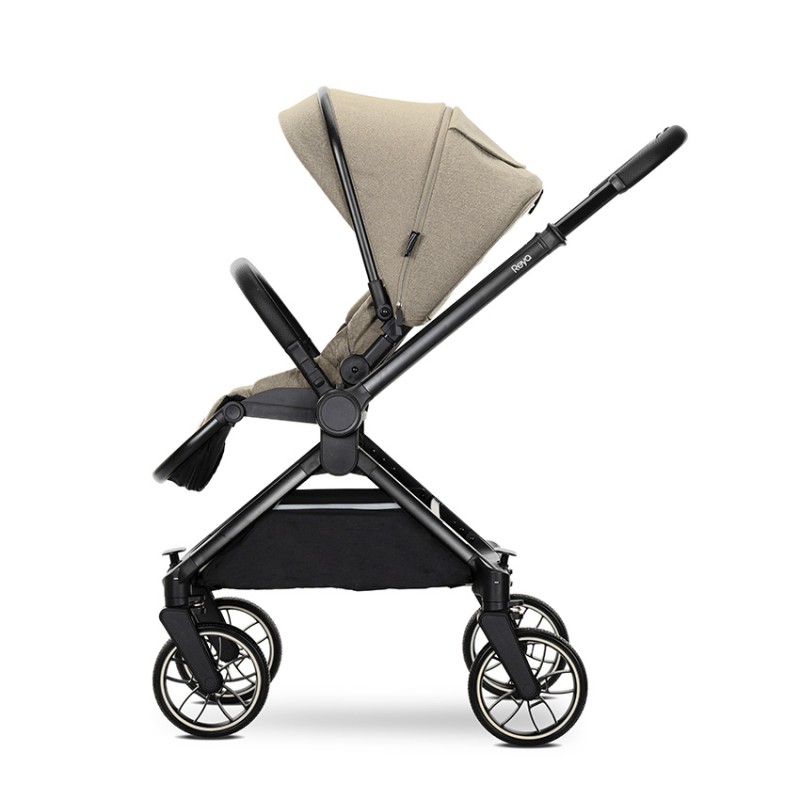 BABY STROLLER REYA 3in1 BROWN with reversible hand
