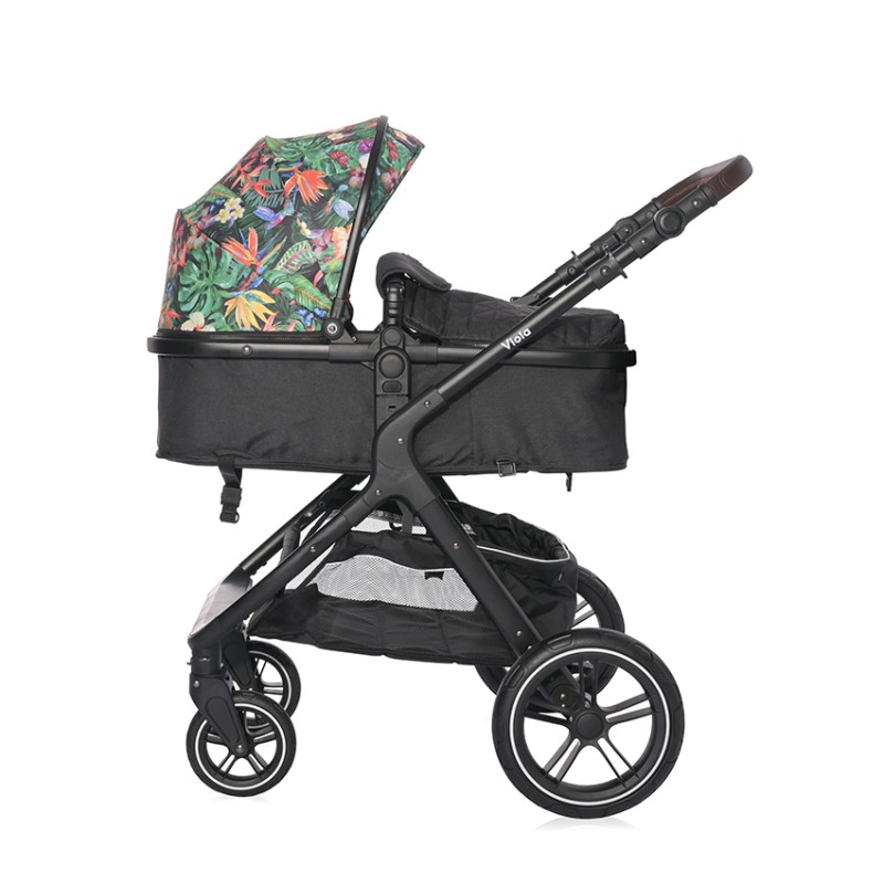BABY STROLLER VIOLA TROPICAL FLOWERS