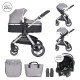 BABY STROLLER VIOLA 3in1 GREY with transformable s BABY STROLLER VIOLA 3in1 GREY with transformable s