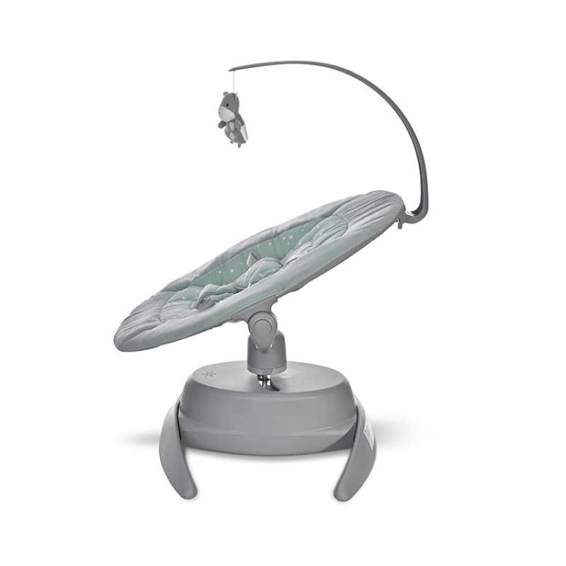 BABY SWING CRADLE BELLA FROSTY GREEN STARS