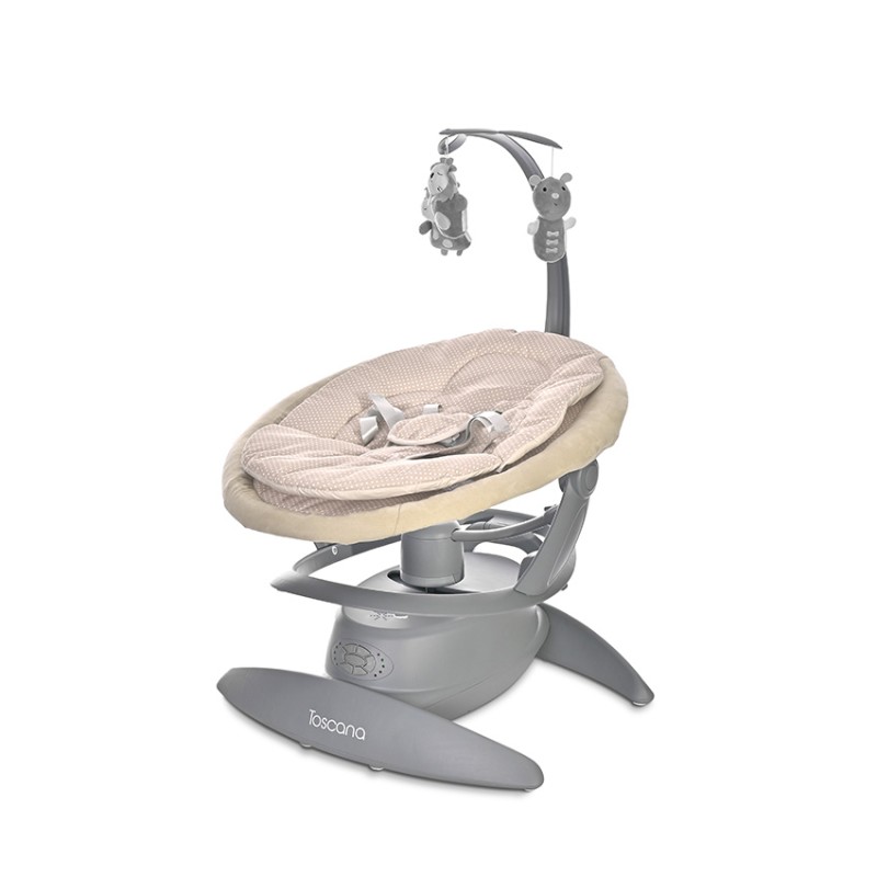 BABY SWING CRADLE TOSCANA BEIGE DOTS