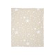 BLANKET CORAL 85/100 CM BEIGE WITH STARS BLANKET CORAL 85/100 CM BEIGE WITH STARS