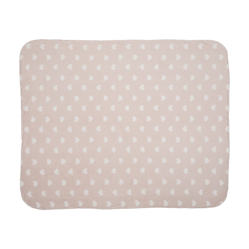 POFFY DUO PEACH BLANKET WITH BUNNY PILLOW