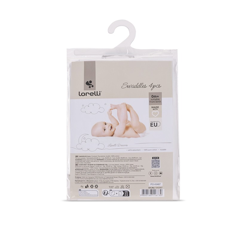 SWADDLES 4 PCS