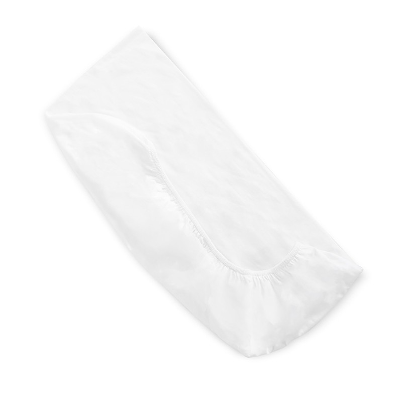 JERSEY FITTED SHEET 60/120+15 WHITE