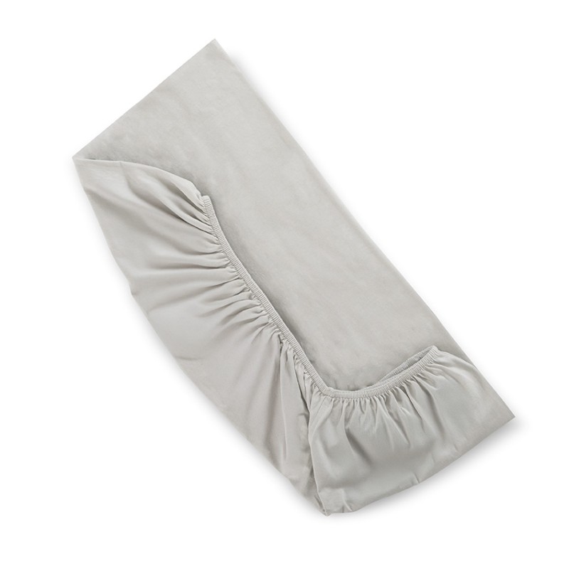 JERSEY FITTED SHEET 60/120+15 GREY