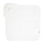 HOODED TOWEL WITH EMBROIDERY 90/90 CM WHITE