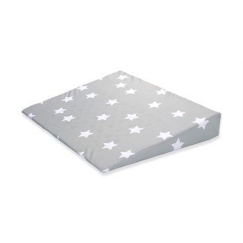BABY PILLOW AIR COMFORT 60/45/9 CM GRAY STARS