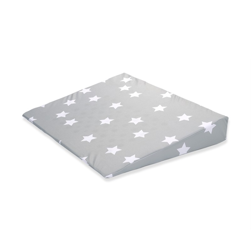 BABY PILLOW AIR COMFORT 60/45/9 CM GRAY STARS