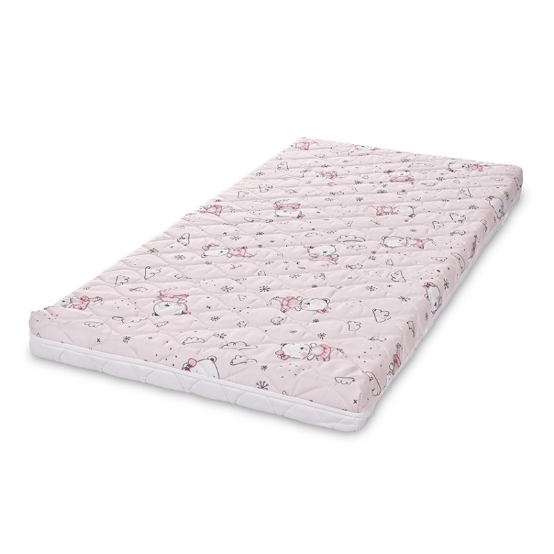MATTRESS HOLIDAY 60/120-10 cm PINK BALLERINA BEAR