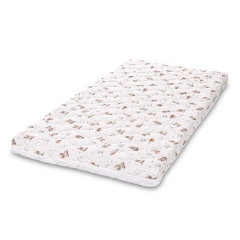 MATTRESS HOLIDAY 60/120-10 cm BEAR PILLOW BEIGE