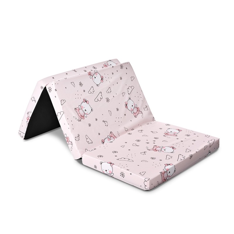FOLDING MATTRESS 60/120/5 CM PINK BALLERINA BEAR