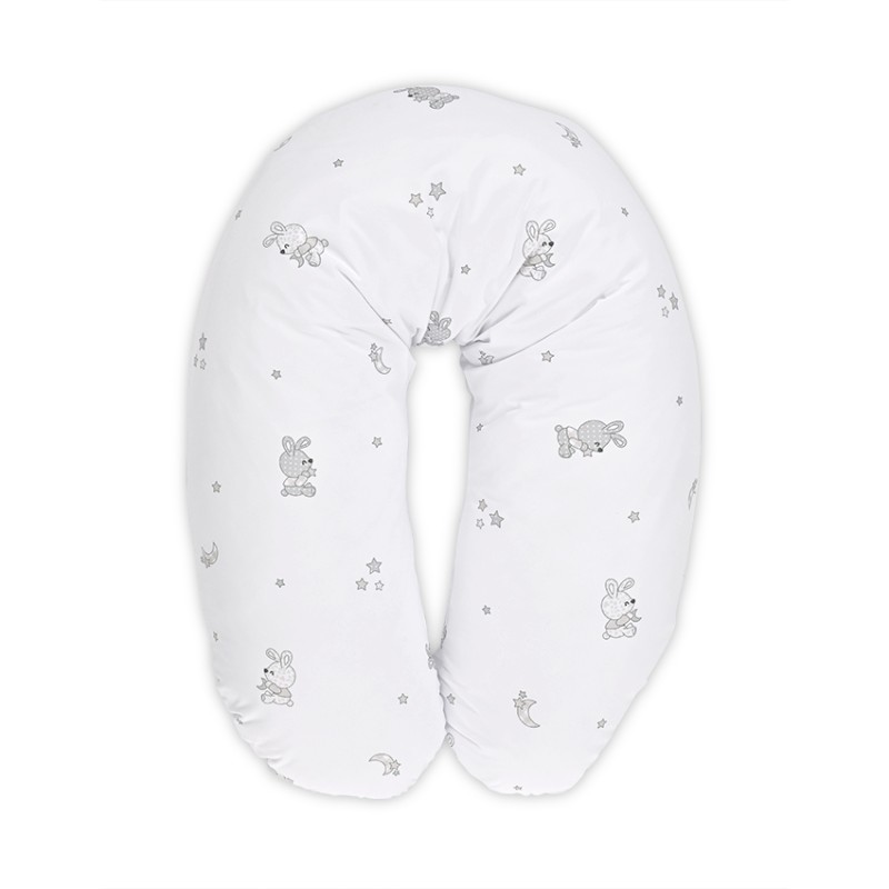 BREAST PILLOW RANFORCE LITTLE RABBITS GREY
