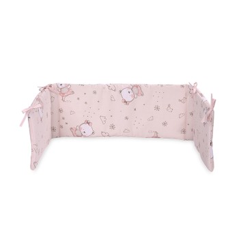 ROUND LORELLI RANFORCE  PINK BALLERINA BEAR