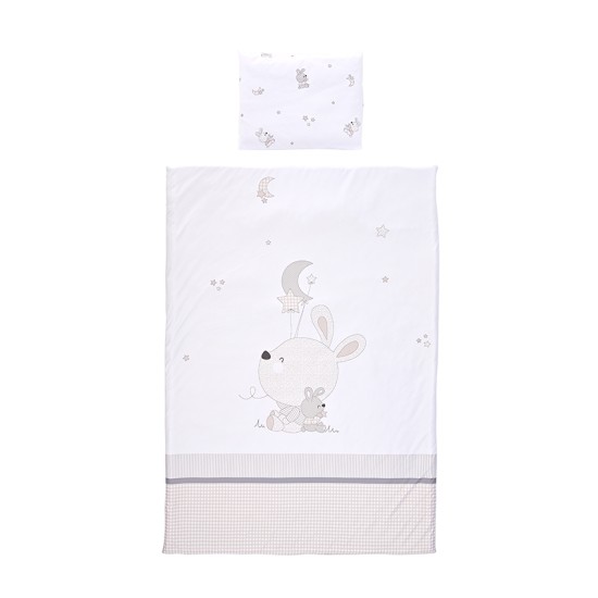 SET 3 PCS COSY RANFORCE LITTLE RABBITS GREY SET 3 PCS COSY RANFORCE LITTLE RABBITS GREY