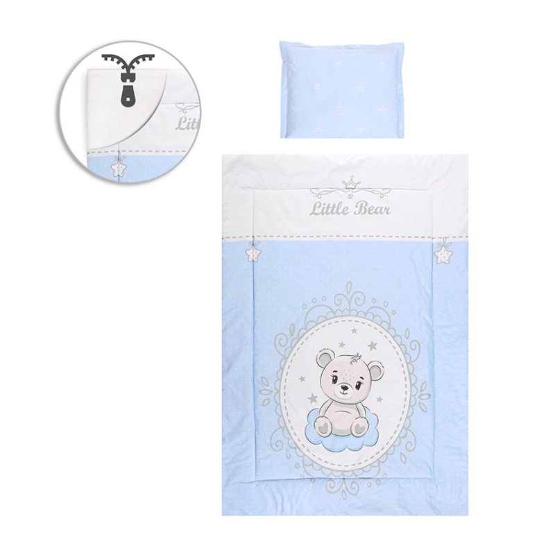 SET 5 PCS  COSY RANFORCE LITTLE BEAR BLUE
