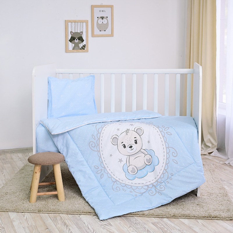 SET 5 PCS  COSY RANFORCE LITTLE BEAR BLUE