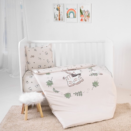 SET 5 PCS COSY RANFORCE JUNGLE BEIGE SET 5 PCS COSY RANFORCE JUNGLE BEIGE