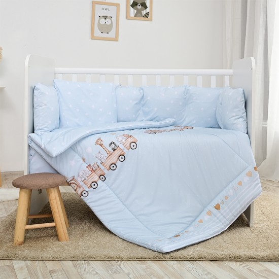 SET 5 PCS-4 ROUND PS.RANFORCE TRAIN BLUE SET 5 PCS-4 ROUND PS.RANFORCE TRAIN BLUE