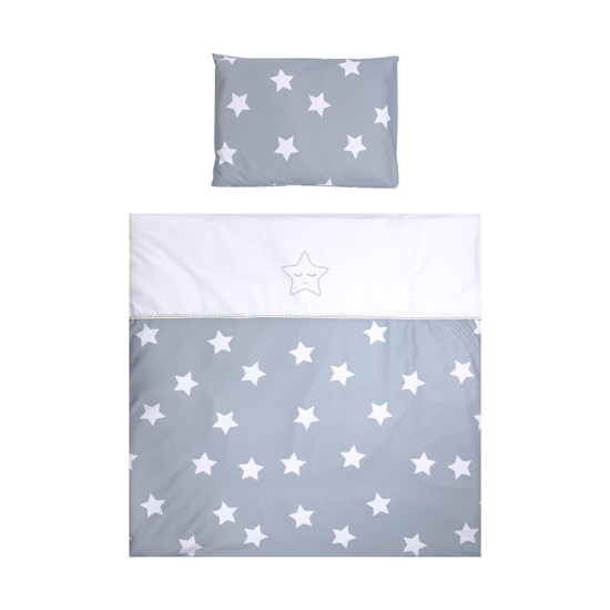 SET FIRST DREAMS RANFORCE BLUE GREY MIST STARS SET FIRST DREAMS RANFORCE BLUE GREY MIST STARS
