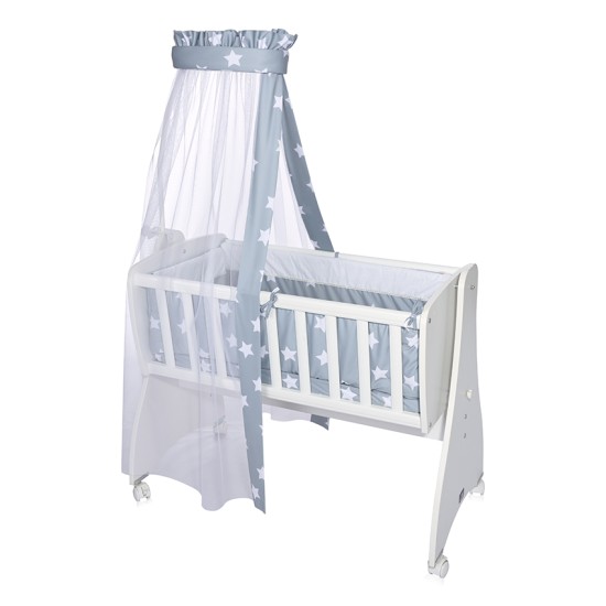 SET FIRST DREAMS RANFORCE BLUE GREY MIST STARS SET FIRST DREAMS RANFORCE BLUE GREY MIST STARS